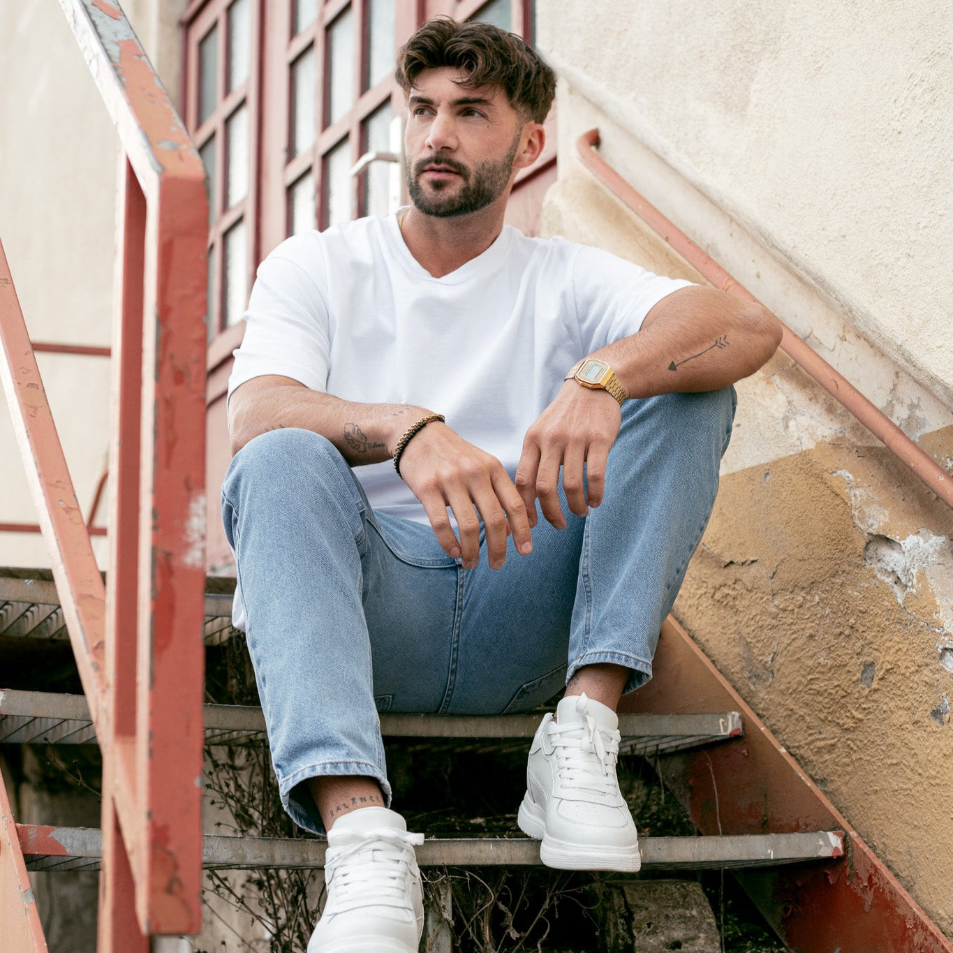 ELEVATESHOES WHITE CASUAL Halloween-SALE