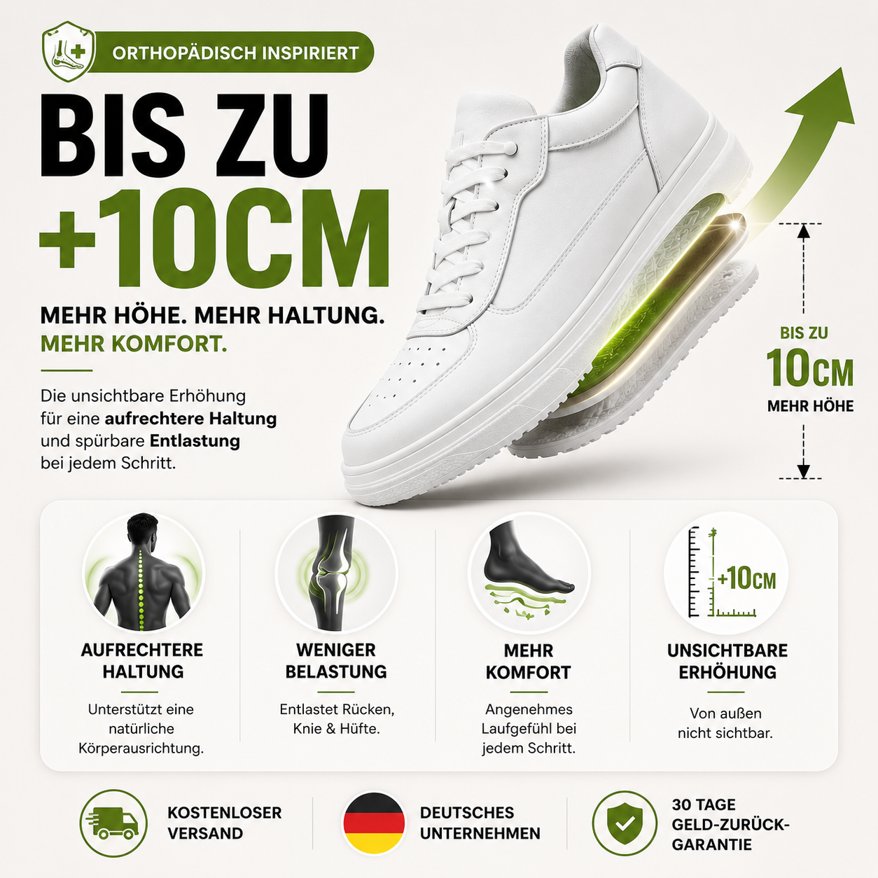 ELEVATESHOES WHITE CLASSY VITAL