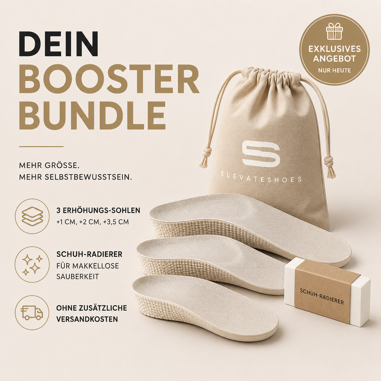 ELEVATESHOES BOOST™ 1+2GRATIS + Rubber Set