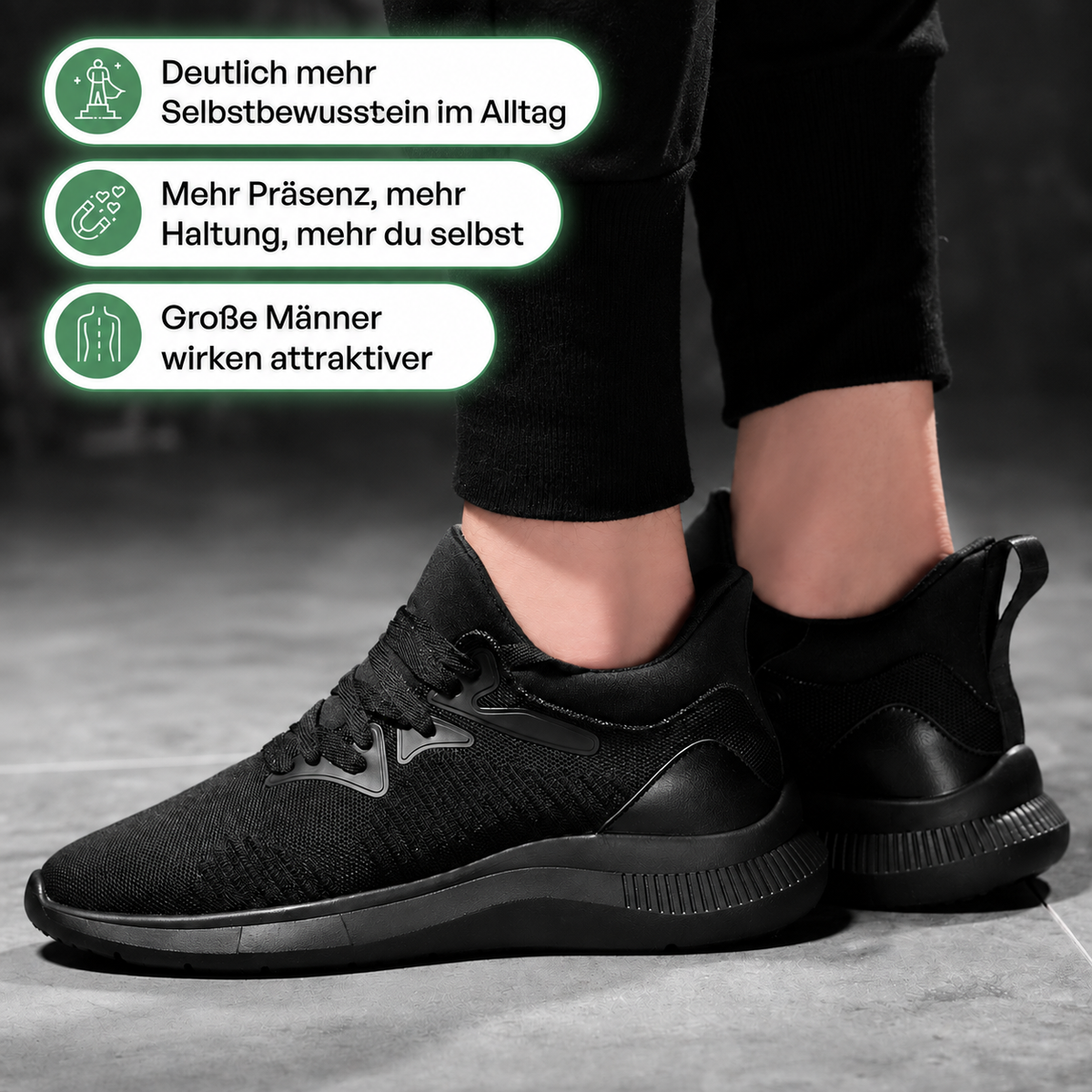 ELEVATESHOES BLACK ALPHA