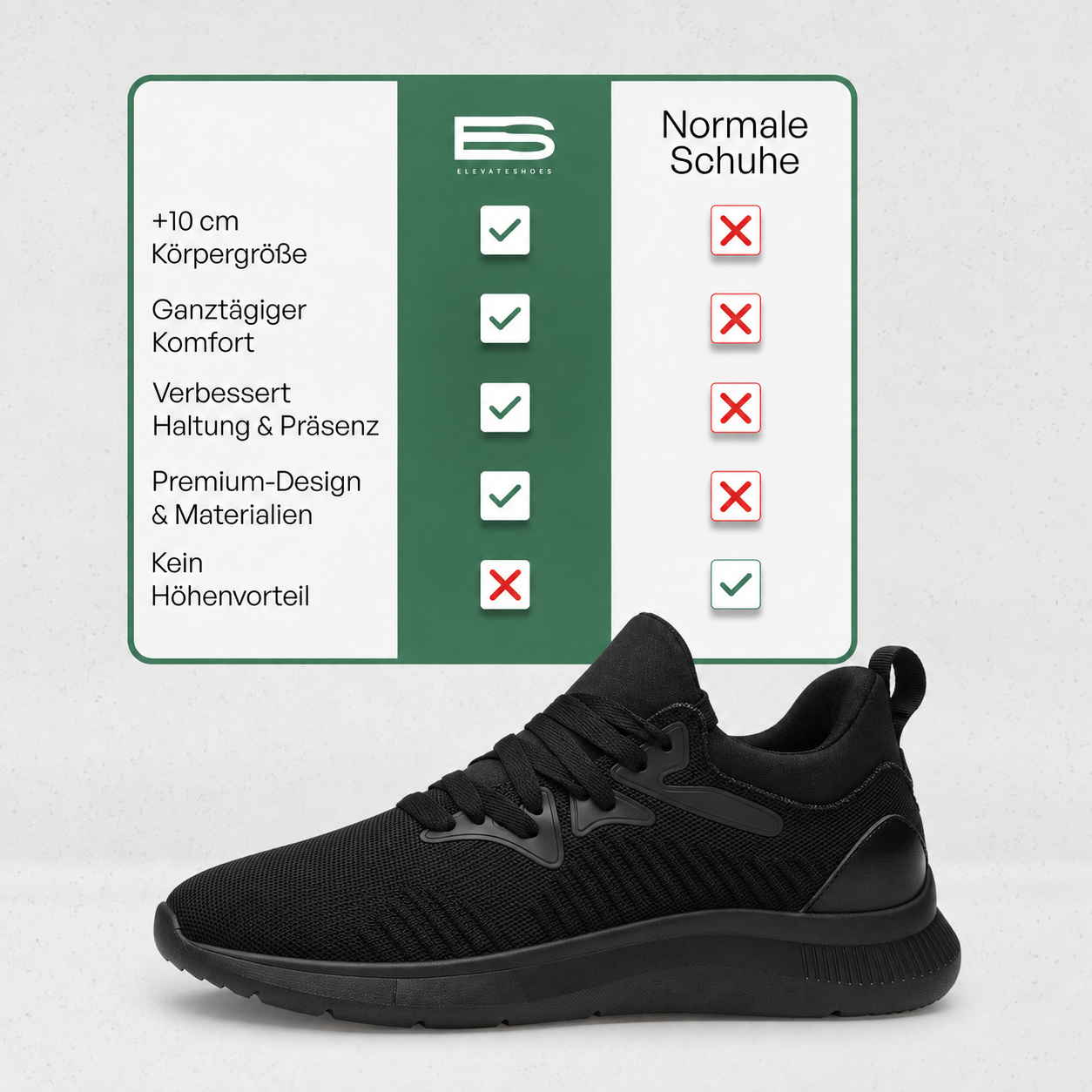 ELEVATESHOES BLACK ALPHA
