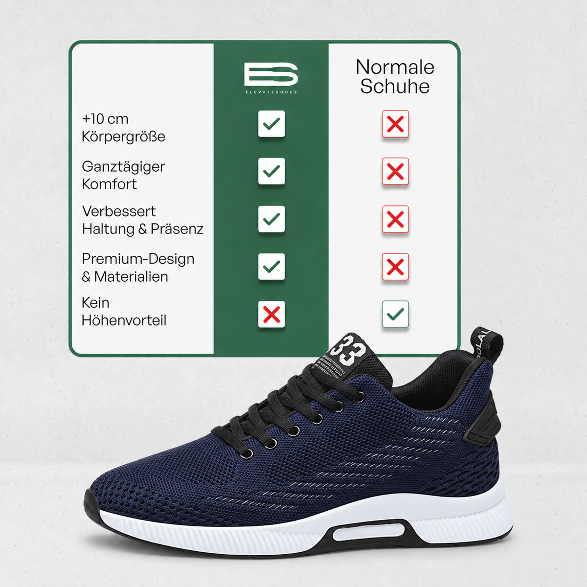 ELEVATESHOES SPRINT “MIDNIGHT BLUE”