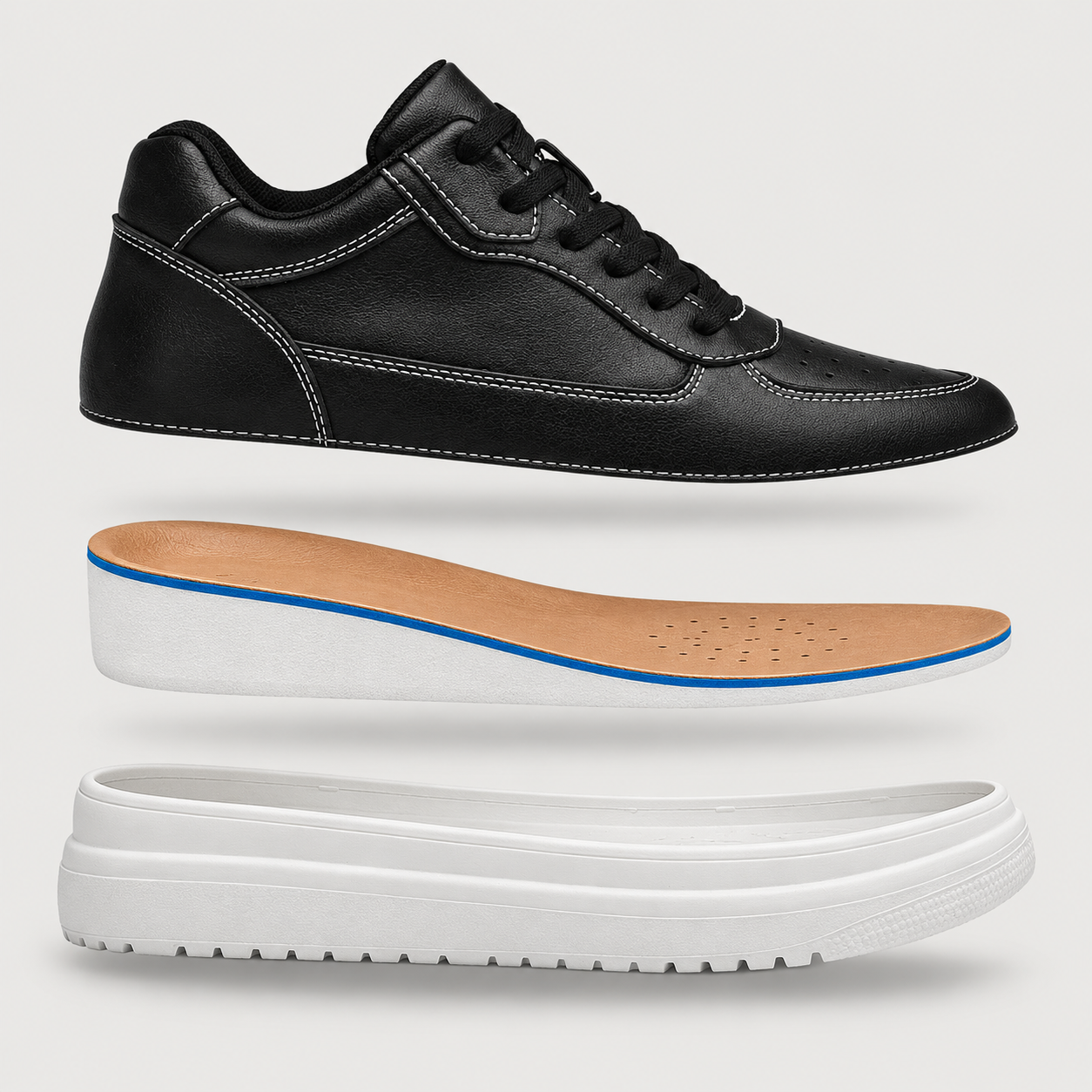 ELEVATESHOES BLACK CASUAL