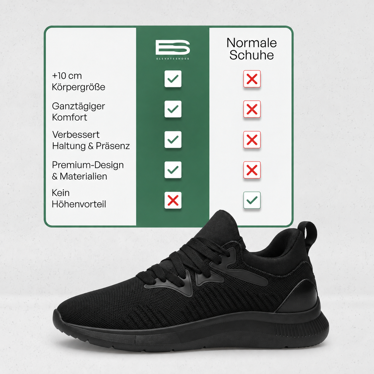 ELEVATESHOES BLACK ALPHA BOGO