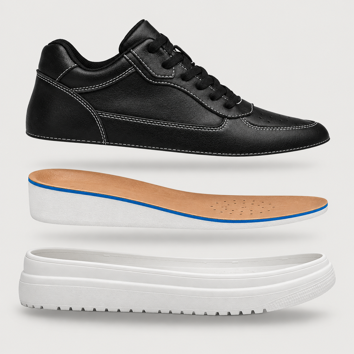 ELEVATESHOES BLACK CASUAL