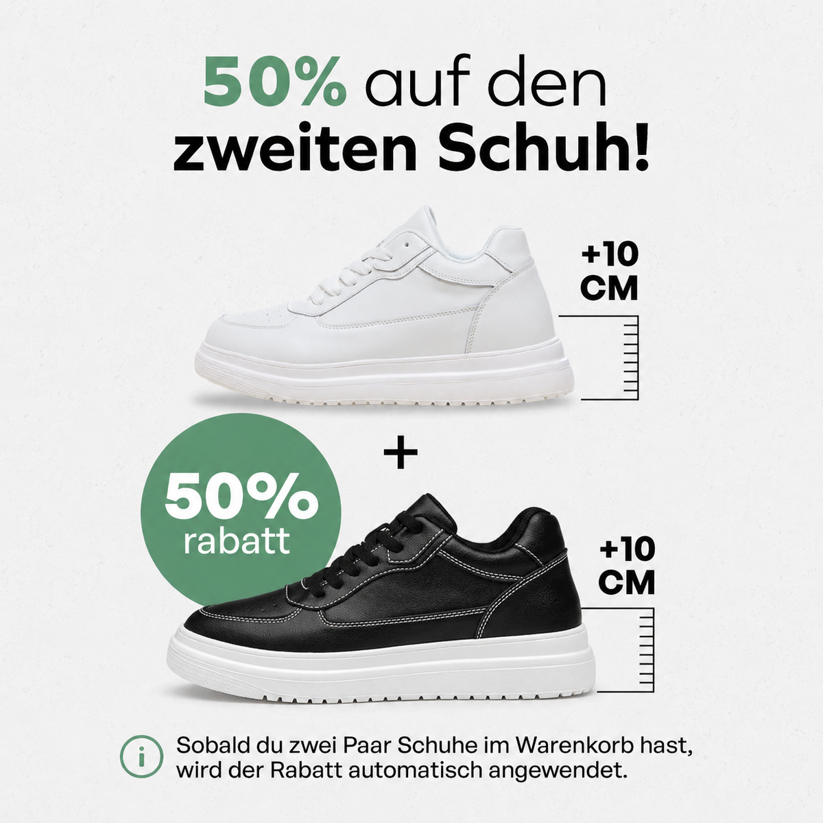 ELEVATESHOES BLACK CASUAL
